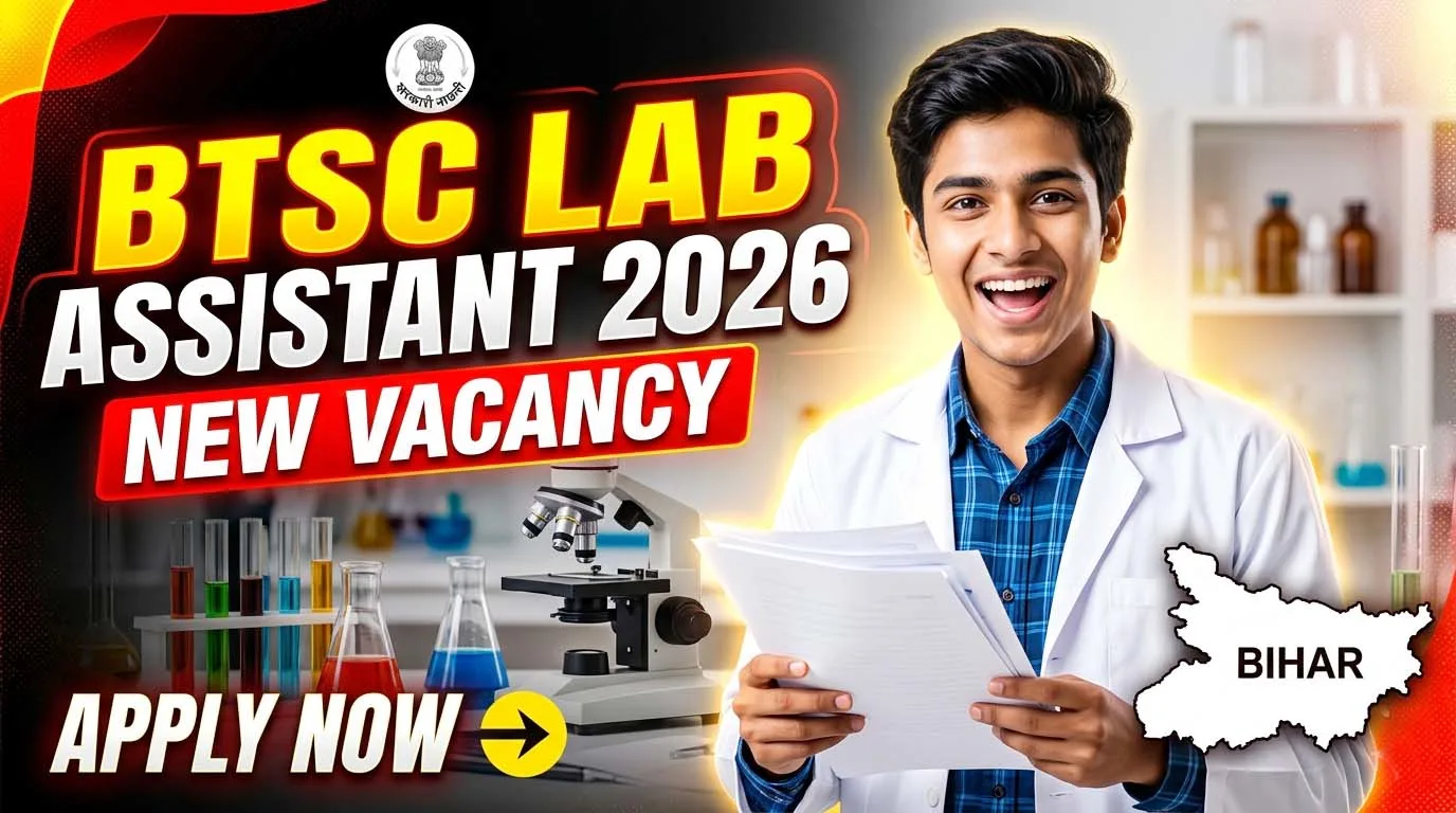 BTSC 1091 Laboratory Assistant Online Form 2026 - PunjabJobAlert.com